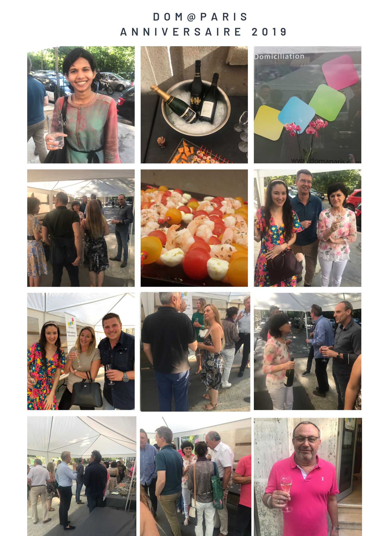 Photos d'anniversaire de DomaParis du 3 juillet 2019