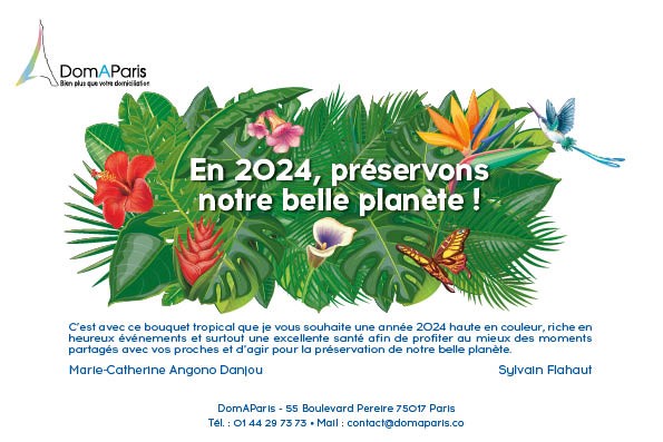 En 2024, préservons notre belle planète chez DomAParis !