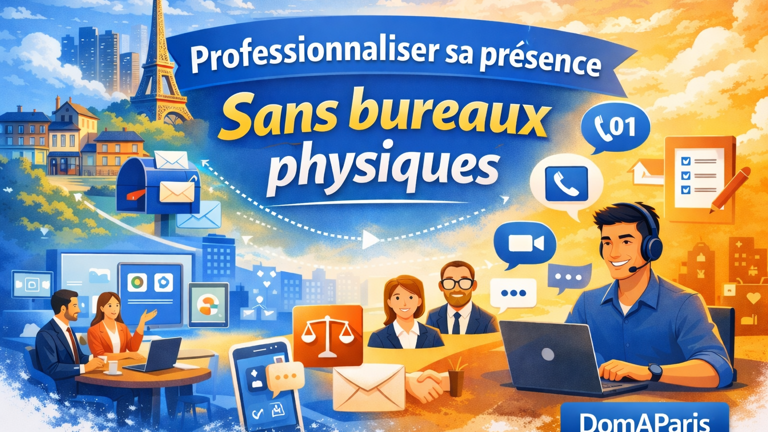 Professionnaliser sa présence sans bureaux “physiques” classiques