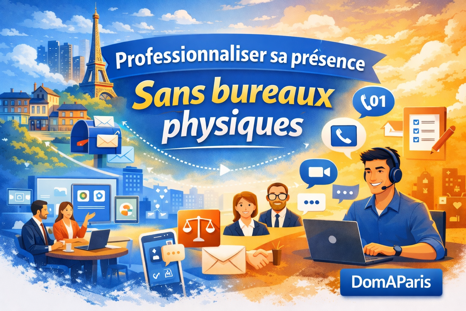 Professionnaliser sa présence sans bureaux “physiques” classiques