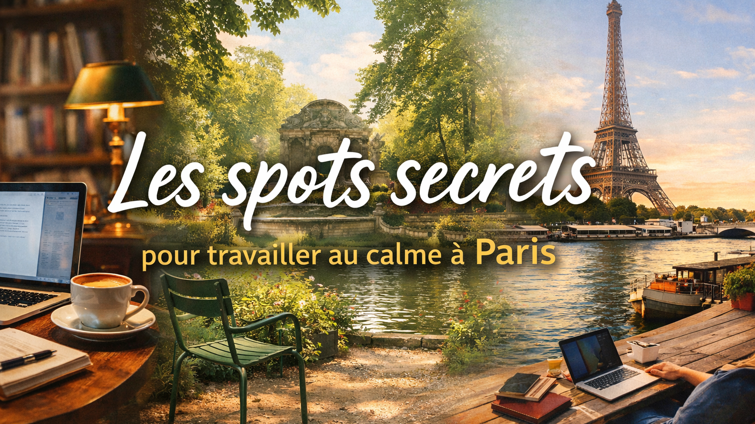 Les spots secrets pour travailler au calme à Paris