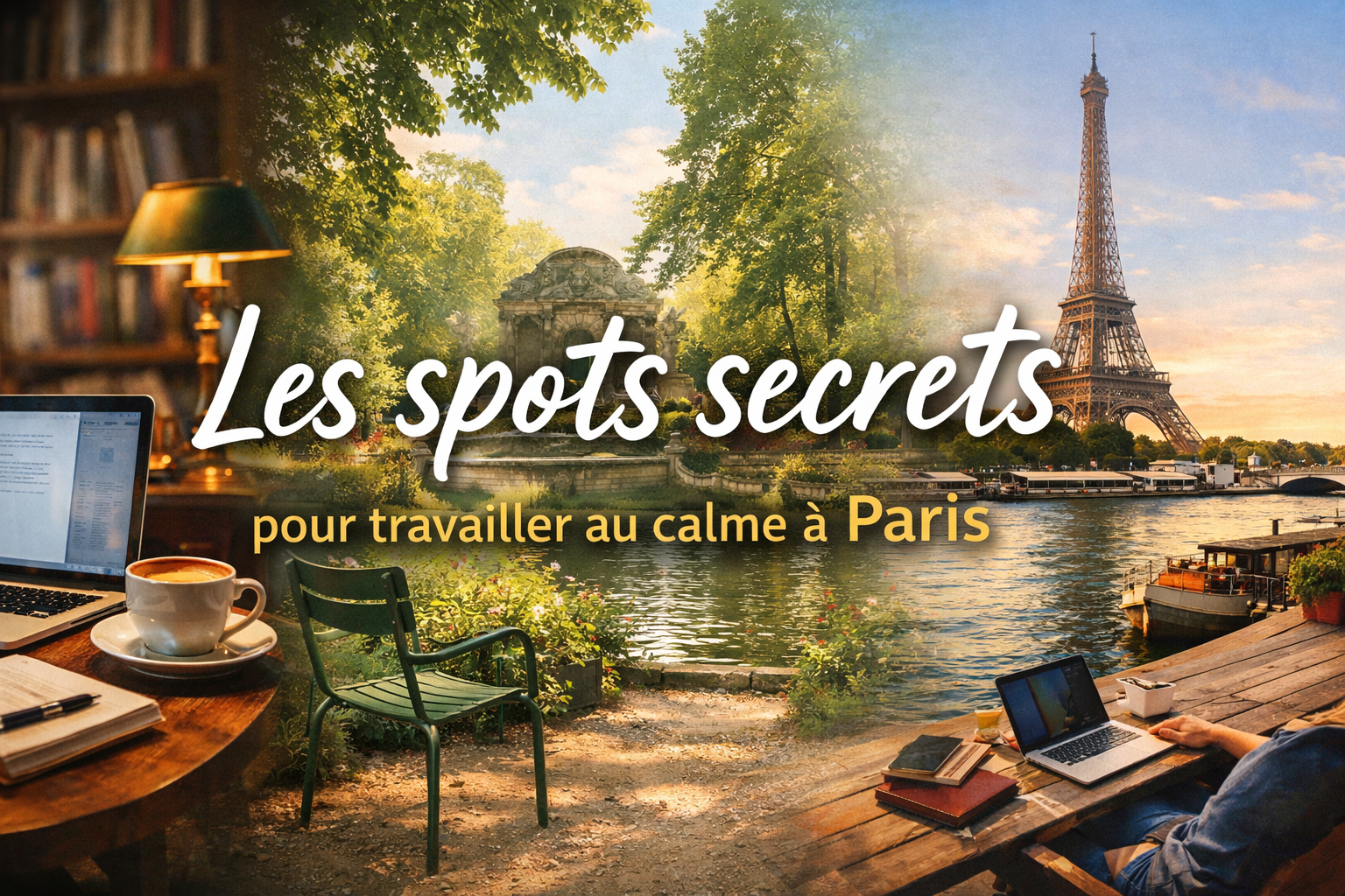 Les spots secrets pour travailler au calme à Paris